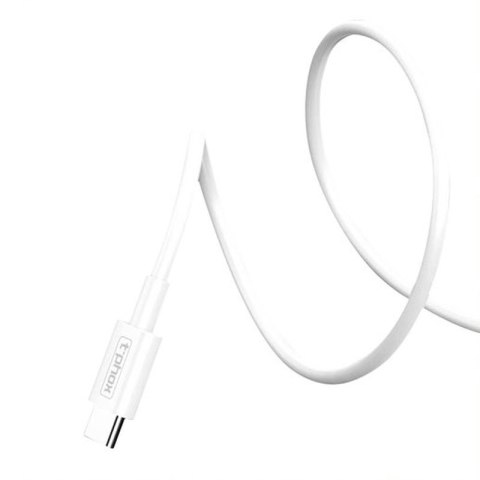 KABEL T-PHOX GLARY LITE SERIES 3A 1M USB-C/USB-C WHITE