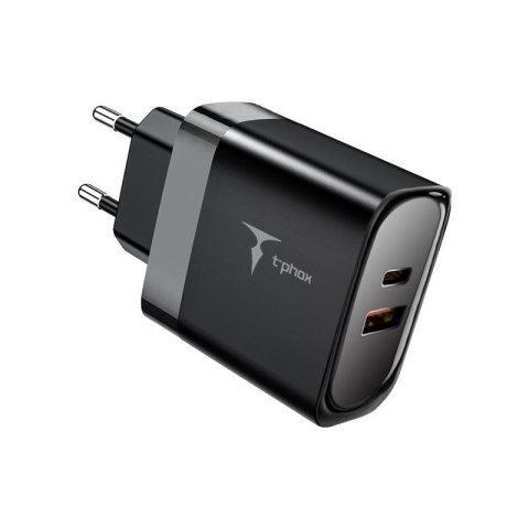 Ładowarka sieciowa T-PHOX STUDY SERIES T-PP07 47W USB/USB-C BLACK