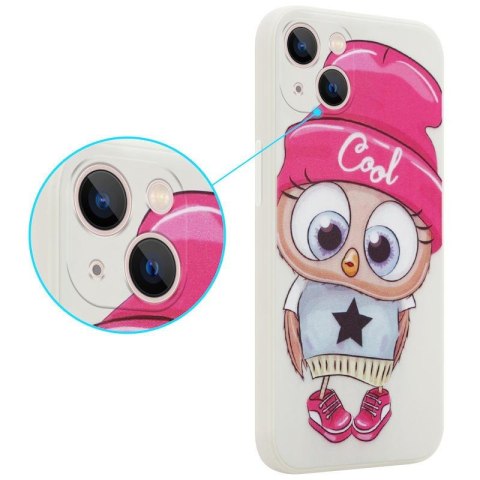 MX OWL COOL IPHONE 13 MINI BEIGE / BEŻOWY