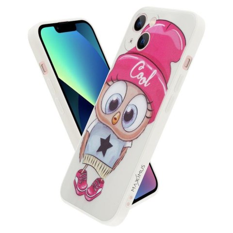 MX OWL COOL IPHONE 13 MINI BEIGE / BEŻOWY