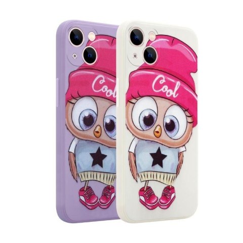 MX OWL COOL IPHONE 13 MINI BEIGE / BEŻOWY