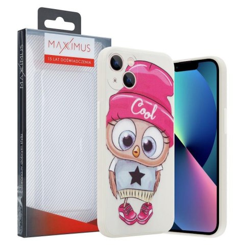 MX OWL COOL IPHONE 13 MINI BEIGE / BEŻOWY