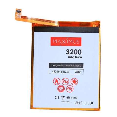 Bateria MAXXIMUS HUAWEI P10 LITE 3200 mAh HB366481ECW