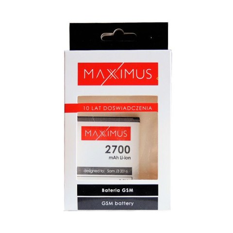 Bateria MAXXIMUS Samsung J3 2016 2700mAh EB-BG530BBC