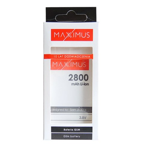 Bateria MAXXIMUS Samsung J5 2016 2800mAh EB-BJ510CBE