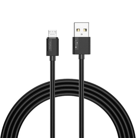 KABEL T-PHOX NETS MICRO USB BLACK 3A ; PVC ; 2M