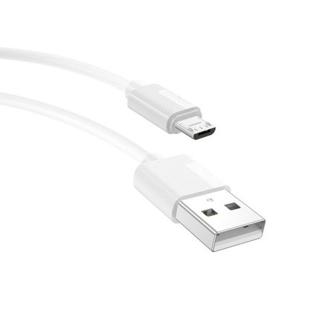 KABEL T-PHOX NETS MICRO USB WHITE 3A ; PVC ; 2M