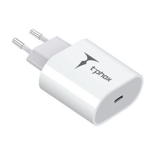 Ładowarka sieciowa T-PHOX ISPEED 20W WHITE (EU PLUG)