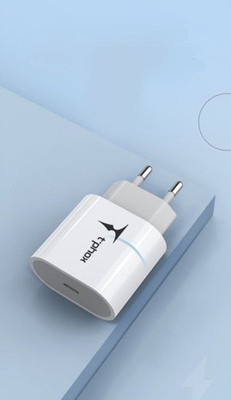 Ładowarka sieciowa T-PHOX ISPEED 20W WHITE (EU PLUG)