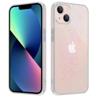 MX HOLO HEART IPHONE X/XS CLEAR / PRZEŹROCZYSTY