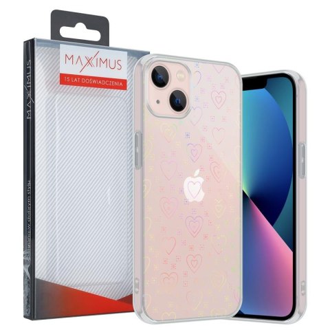 MX HOLO HEART IPHONE X/XS CLEAR / PRZEŹROCZYSTY