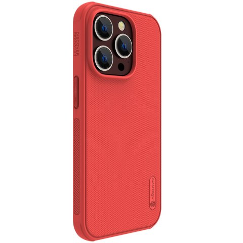 NILLKIN super frosted shield PRO IPHONE 14 PRO MAX, RED / CZERWONY