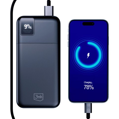 3MK POWERBANK POWERHOUSE 20000mAh 22,5W CZARNY