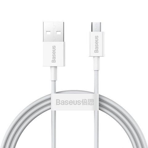 KABEL BASEUS SUPERIOR USB/MICRO USB 2A 1M BIAŁY/WHITE