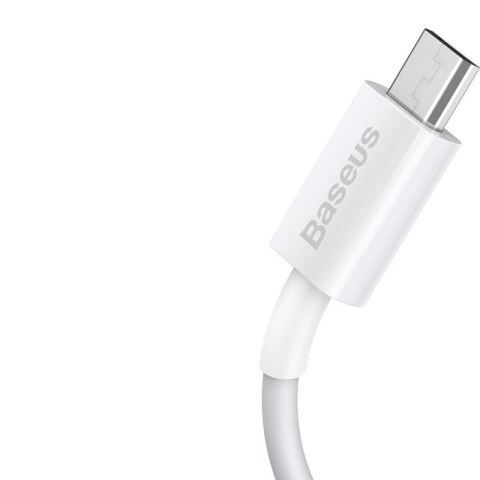 KABEL BASEUS SUPERIOR USB/MICRO USB 2A 1M BIAŁY/WHITE