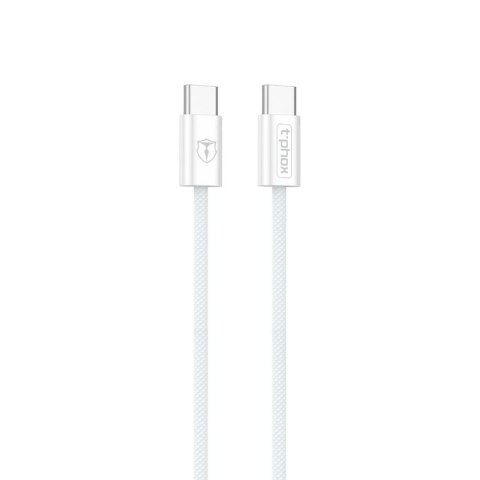 KABEL T-PHOX CC15 SERIES USB-C/USB-C 60W 3A WHITE