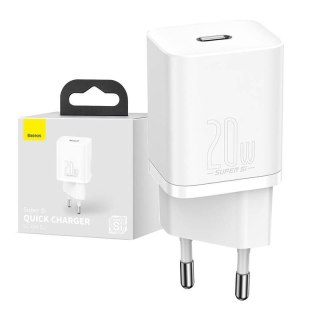 Ładowarka sieciowa BASEUS SUPER SI QC 1C 20W WHITE BIAŁA