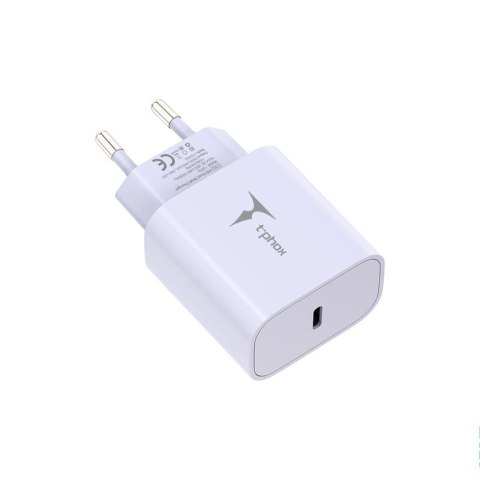 Ładowarka sieciowa T-PHOX MODERATE SERIES T-PP11 20W + KABEL USB-C/USB-C 60W LILAC