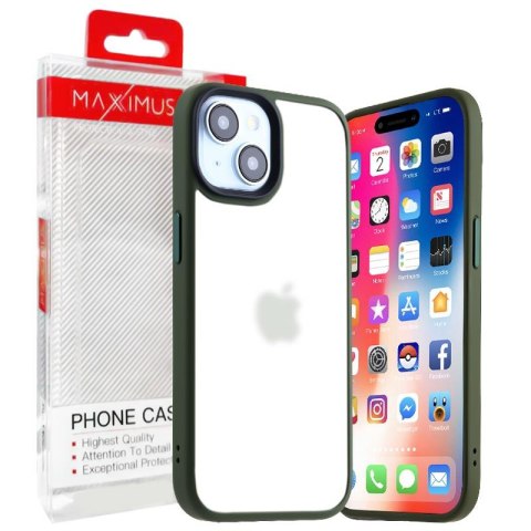 MX RIBBED CAM IPHONE 13 PRO GREEN / ZIELONY