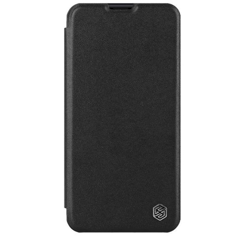 Nillkin Qin Pro Leather Case Iphone 15 (6.1), BLACK / CZARNY