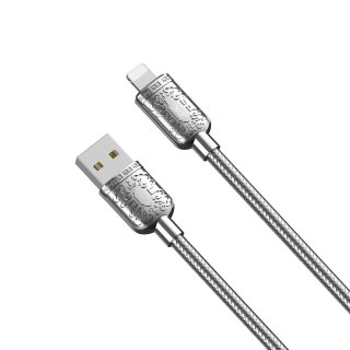 XO KABEL NB216 USB/Lightning 1m 2,4A srebrny