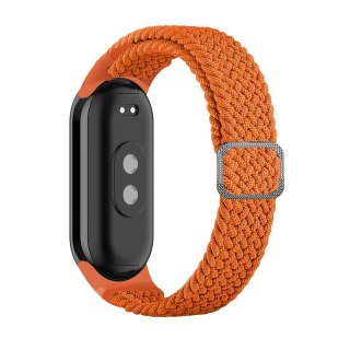 Pasek Pleciony Mi Band 8 / M8 (6), ORANGE / POMARAŃCZOWY