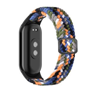 Pasek Pleciony Mi Band 9 / M9 / 8 / M8 (11), DENIM / WIELOBARWNY