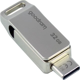 PenDrive 3.2 GOODRAM ODA3 SILVER 32GB TYPE-A + TYPE-C