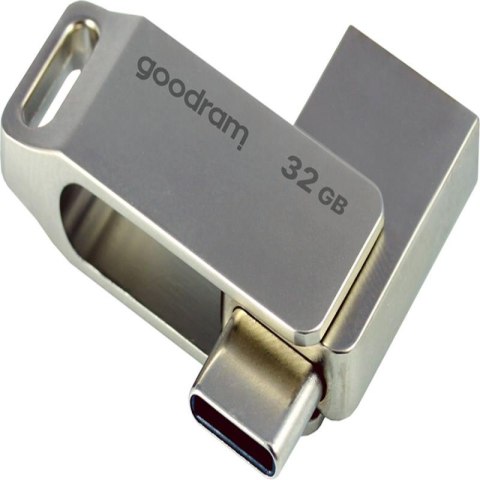 PenDrive 3.2 GOODRAM ODA3 SILVER 32GB TYPE-A + TYPE-C