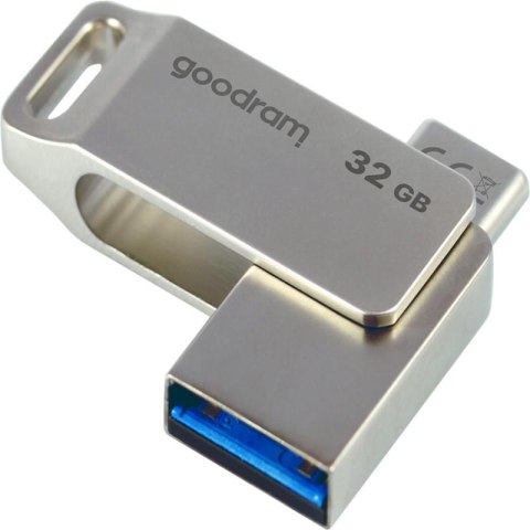 PenDrive 3.2 GOODRAM ODA3 SILVER 32GB TYPE-A + TYPE-C