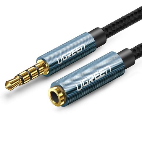 Ugreen kabel adapter przedłużacz AUX mini jack 3,5 mm 2m niebieski AV118