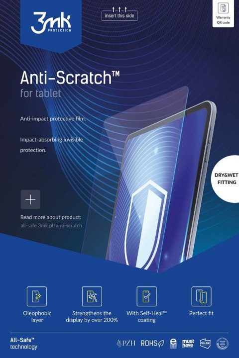 3MK AIO ANTI-SCRATCH TABLET 5szt WET