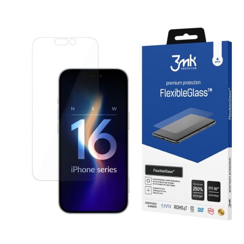 3MK Flexible Glass iPhone 16