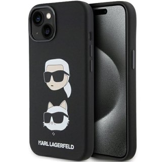 KARL LAGERFELD IPHONE 15 PLUS KARL& CHOUPETTE HEAD KLHCP15MSDHKCNK BLACK