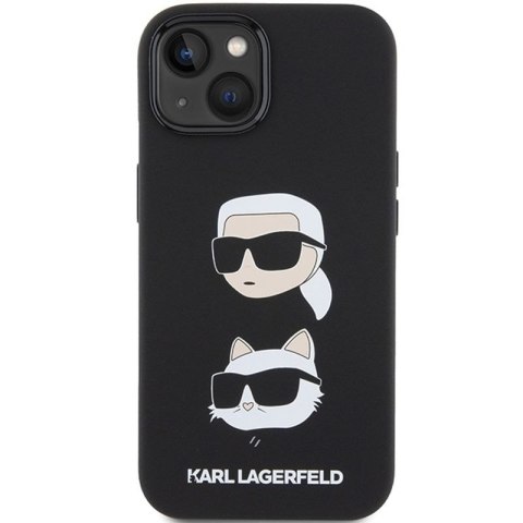 KARL LAGERFELD IPHONE 15 PLUS KARL& CHOUPETTE HEAD KLHCP15MSDHKCNK BLACK