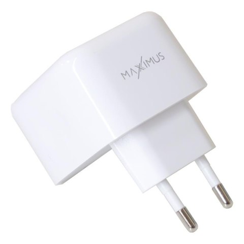 ŁADOWARKA SIECIOWA MX THUNDER PD 35W, 2 x USB-C, WHITE / BIAŁY