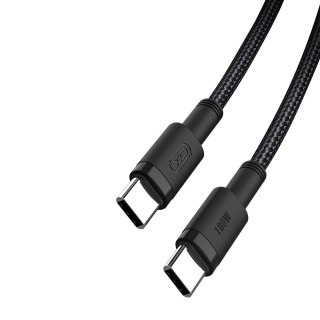 XO KABEL NB-Q199 PD USB-C/USB-C 100W CZARNY 1,5m