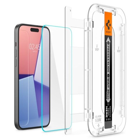 SPIGEN GLAS.TR EZ FIT IPHONE 15 + ADAPTER