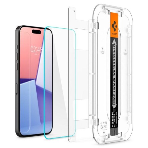 SPIGEN GLAS.TR EZ FIT IPHONE 15 PRO + ADAPTER