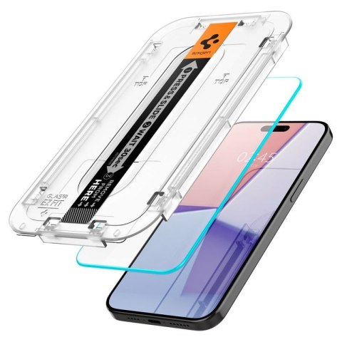 SPIGEN GLAS.TR EZ FIT IPHONE 15 PRO + ADAPTER