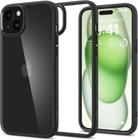 SPIGEN ULTRA HYBRID IPHONE 15 PLUS MATTE BLACK