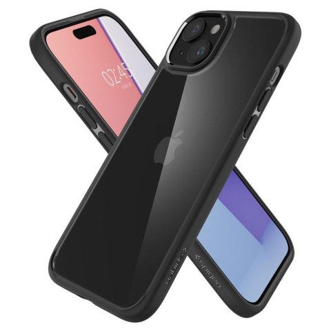 SPIGEN ULTRA HYBRID IPHONE 15 PLUS MATTE BLACK