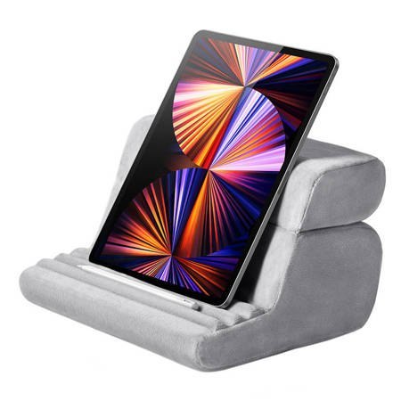 Ugreen welurowa składana podstawka na tablet telefon szary 60646 LP473