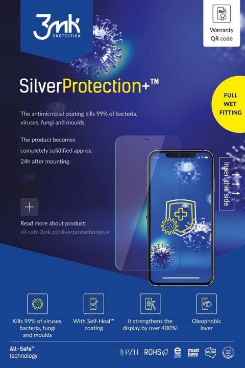 3MK AIO SILVERPROTECTION+ PHONE 5szt WET