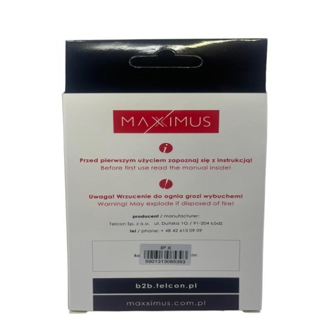 Bateria MAXXIMUS IPHONE X 2716 mAh 616-00346