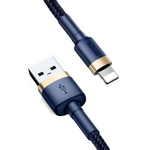 KABEL BASEUS CAFULE USB/LIGHTNING 2.4A 1M GOLD/NAVY