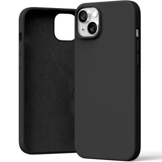 MERCURY SILICONE CASE IPHONE 15 PLUS (6.7), BLACK / CZARNY