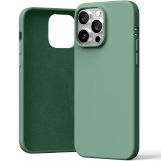 MERCURY SILICONE CASE IPHONE 15 PRO MAX (6.7), GREEN / ZIELONY