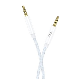 XO kabel audio NB-R211C jack-jack 3,5mm biało-niebieski 1m