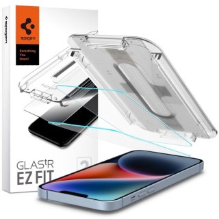 SPIGEN GLAS. TR EZ FIT IPHONE13/13PRO/14 2-PACK + ADAPTER